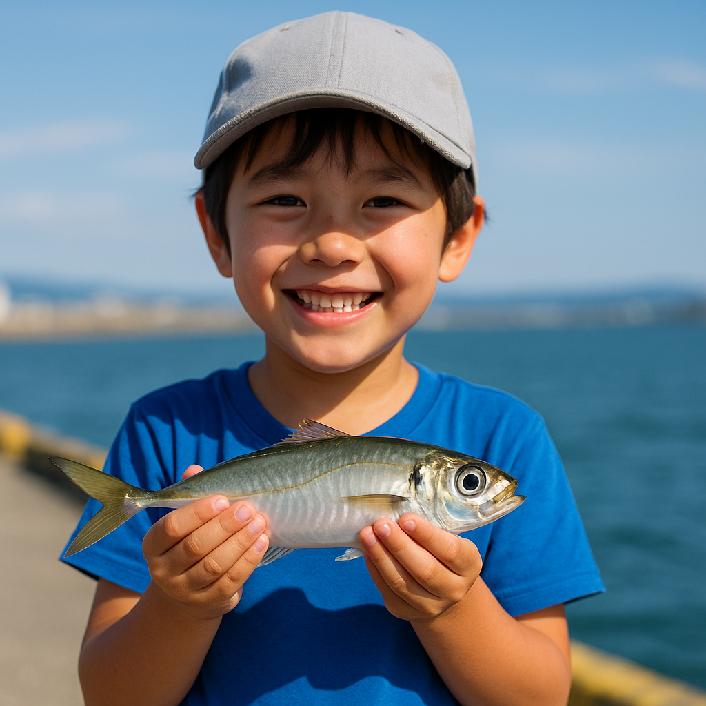 サビキ釣りで釣れる魚たちの写真