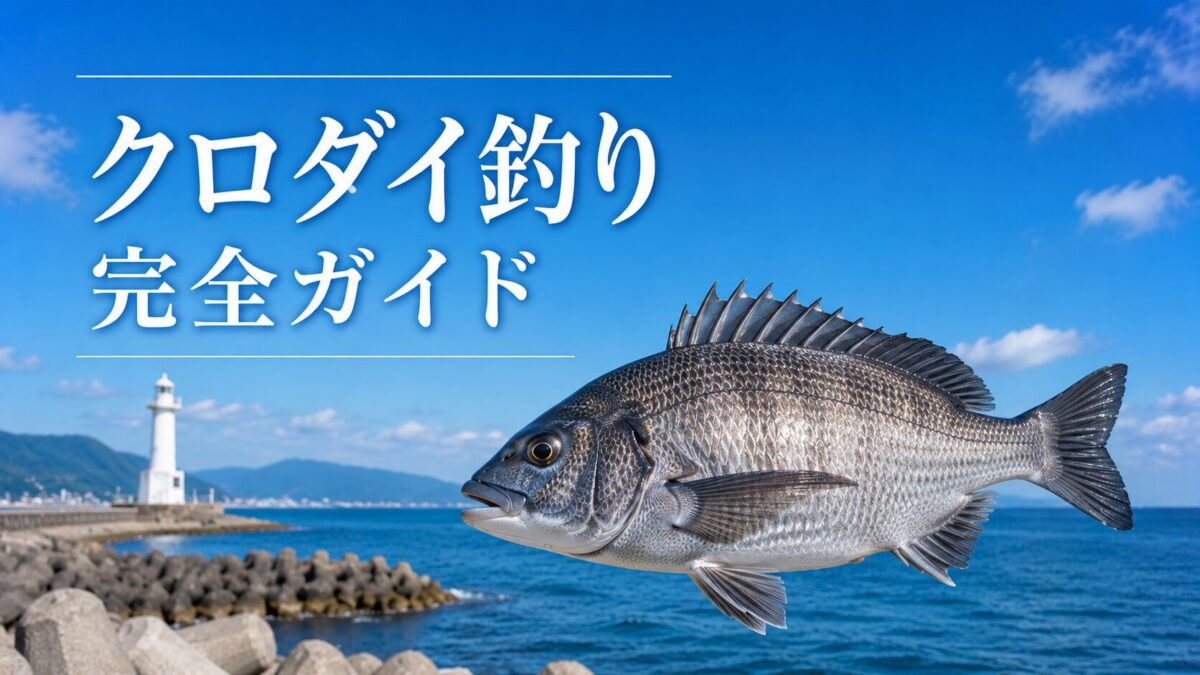クロダイ釣り完全ガイドのアイキャッチ画像