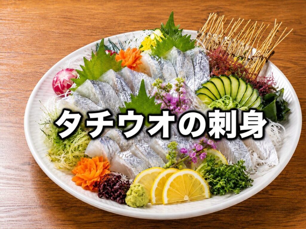 タチウオの薄造りのアイキャッチ画像