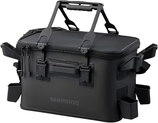 シマノ ロッドレスト タックルバッグ（レスト4/ハードタイプ） BK-024W ブラック 27L