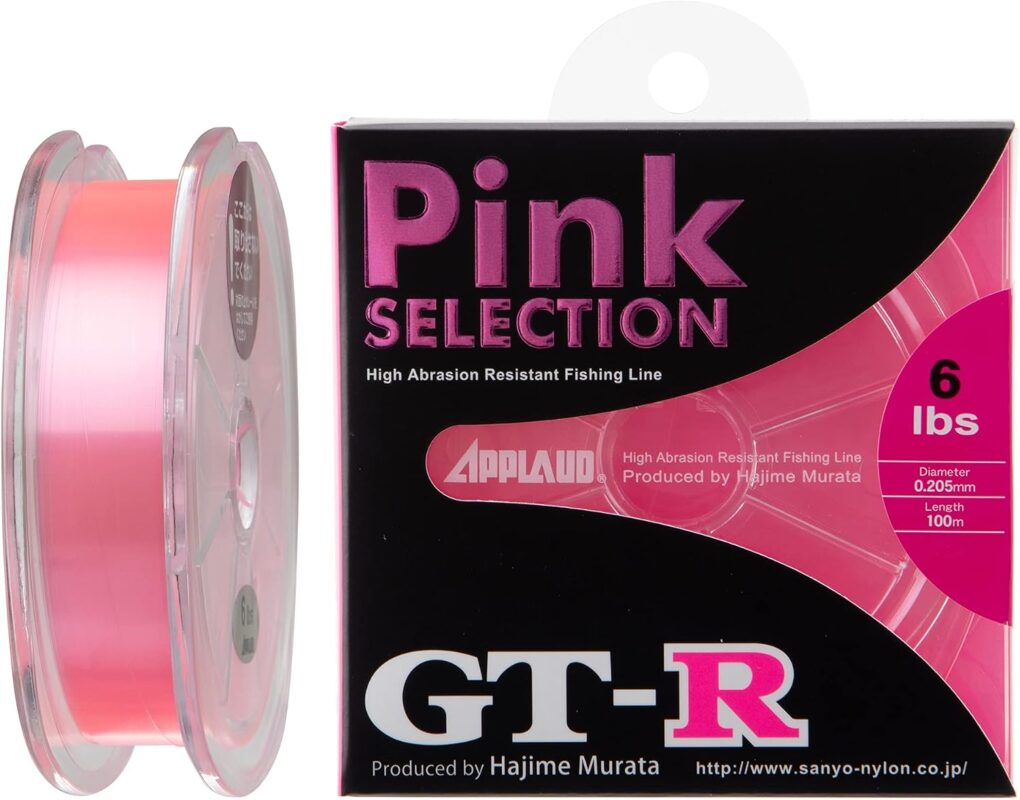 サンヨーナイロン APPLAUD GT-R PINK-SELECTION 100m 3号 12lb スーパーピンク