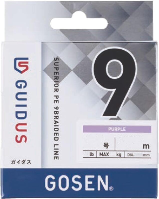 GOSEN GUIDUS PE×9 パープル 1.5号 300m