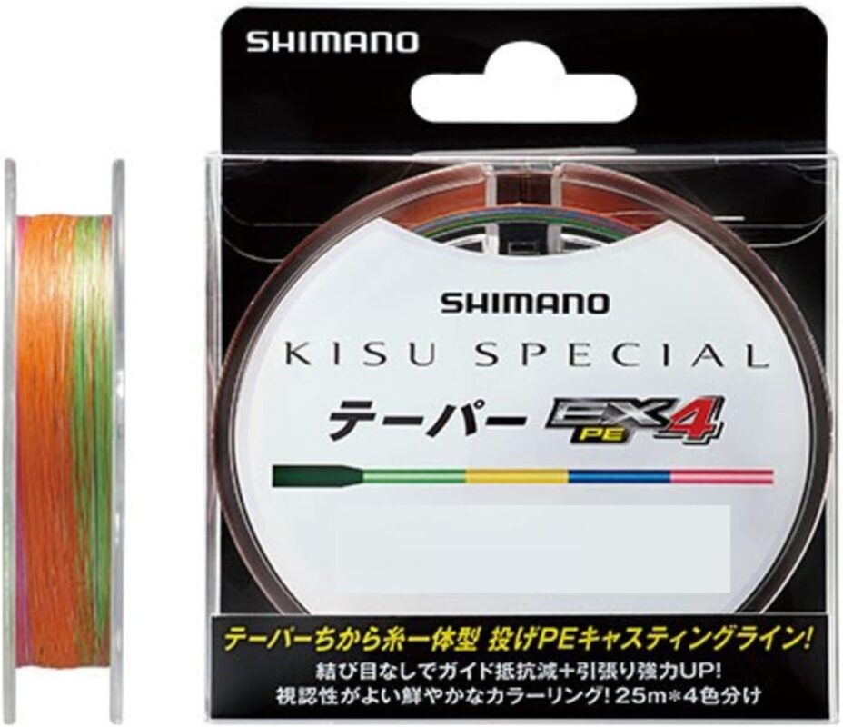 シマノ キススペシャル EX4 PE テーパー 0.8号 213m PL-N61Q
