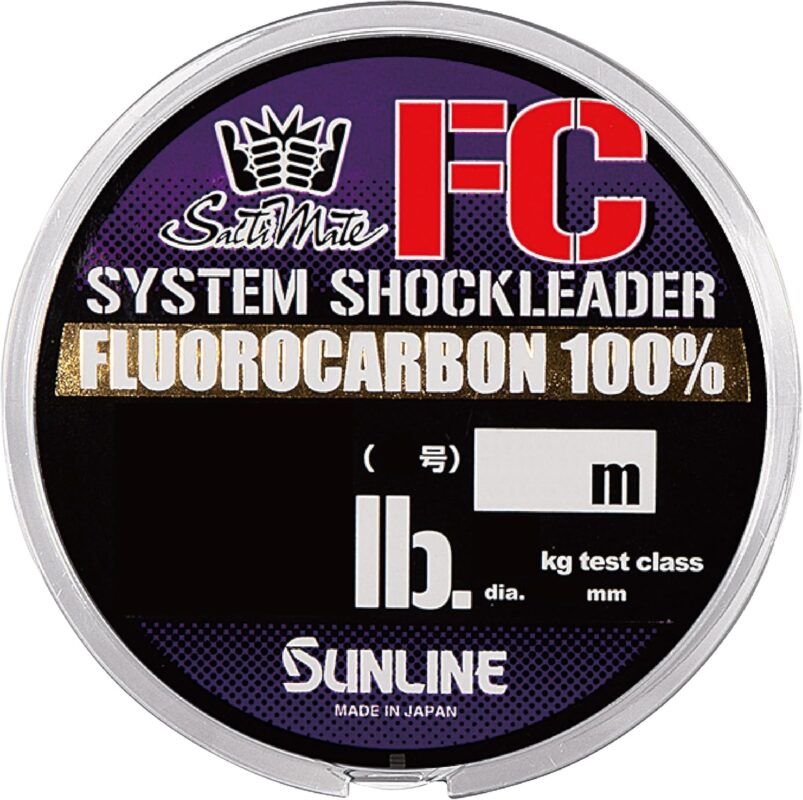 サンライン ソルティメイト システムショックリーダーFC 100lb 30号 30m