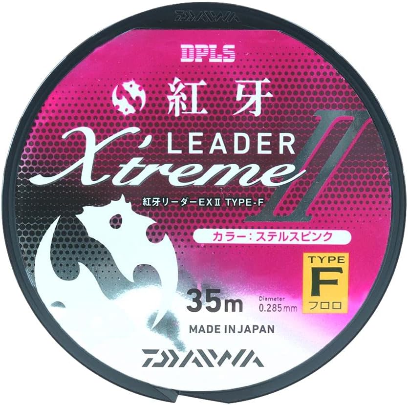 ダイワ 25 紅牙フロロリーダーEX 4号 35m ステルスピンク