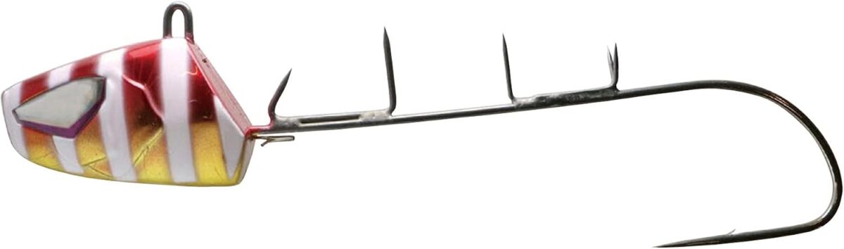 ハヤブサ 船太刀魚テンヤ速掛型喰い渋りスペシャル SW413 40号 メタリックパープルグローゼブラ