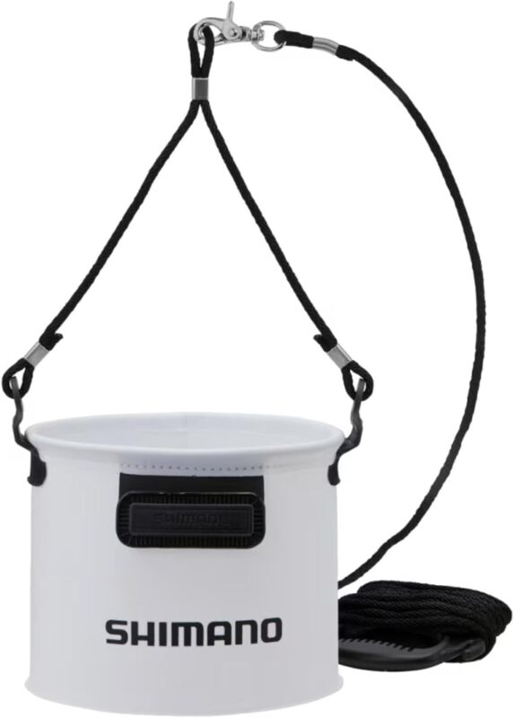 シマノ 水汲みバッカン BK-053Q リアルブラック 19cm