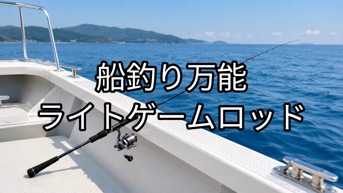 船釣り万能・ライトゲームロッドの画像