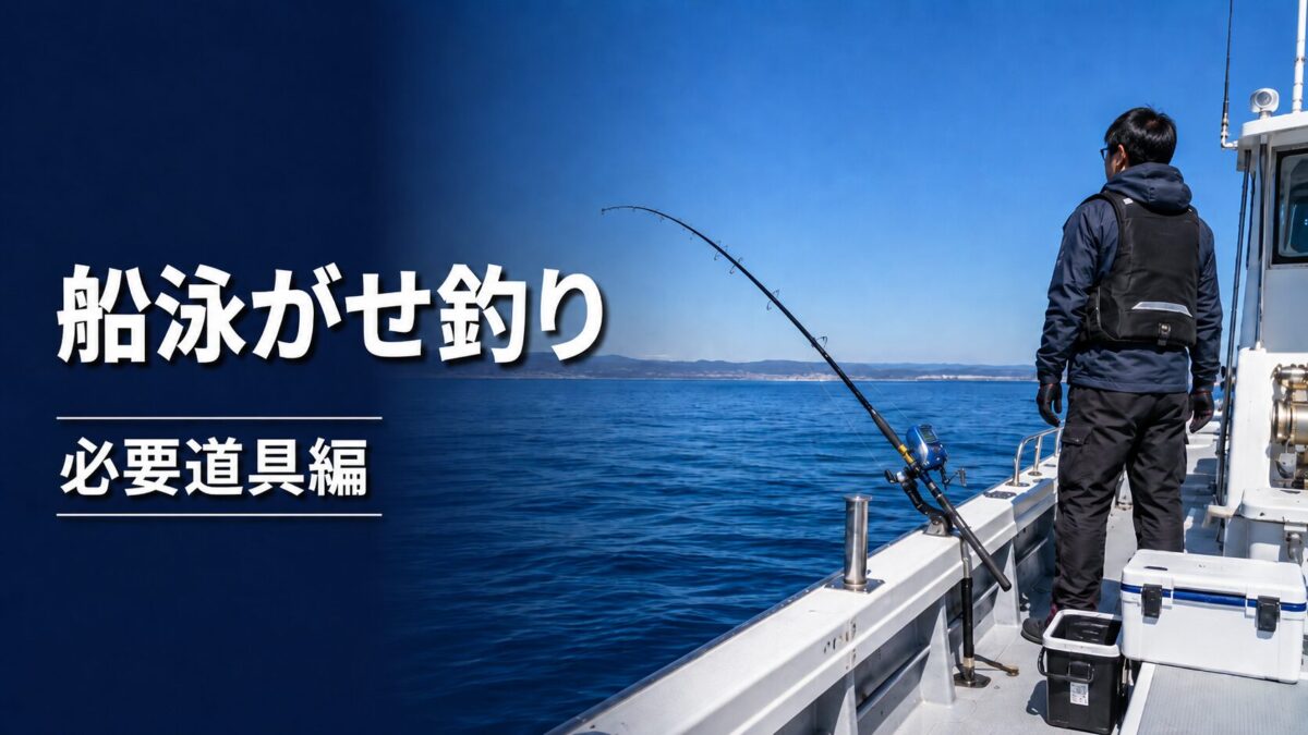船泳がせ釣りの道具の画像