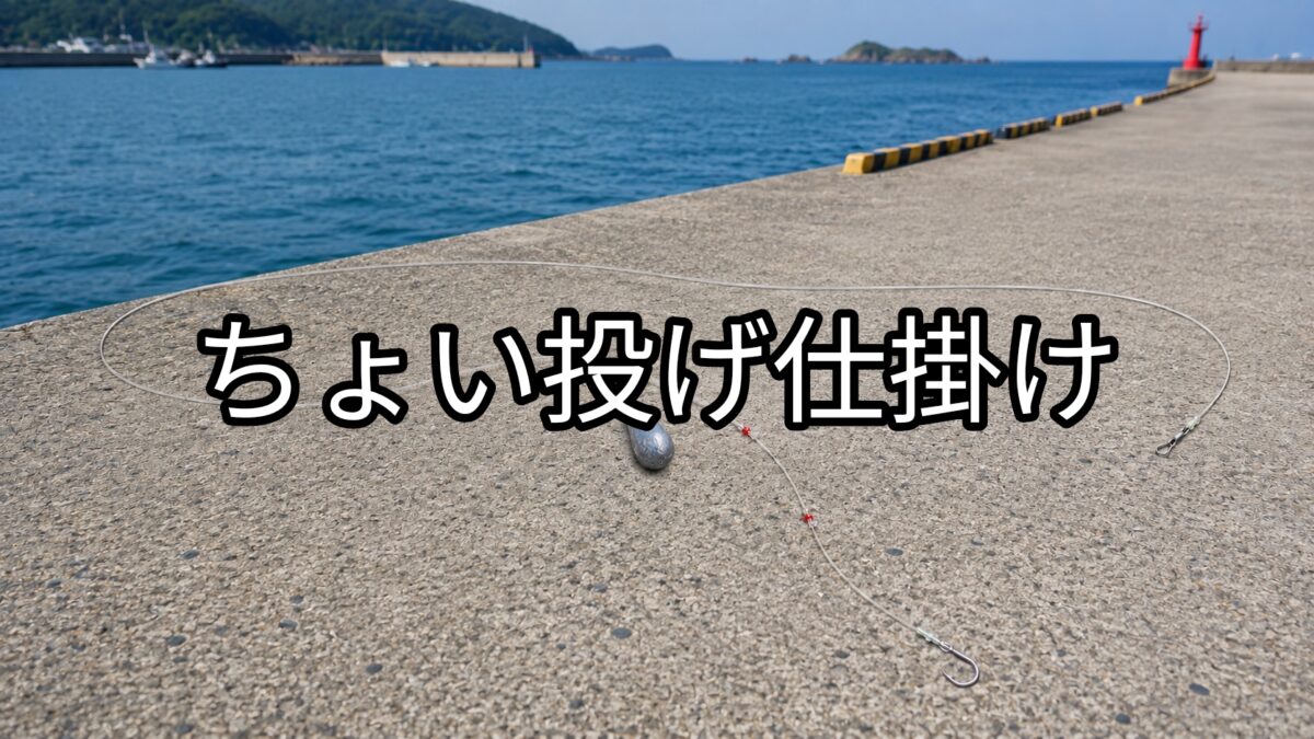 ちょい投げ仕掛けの画像