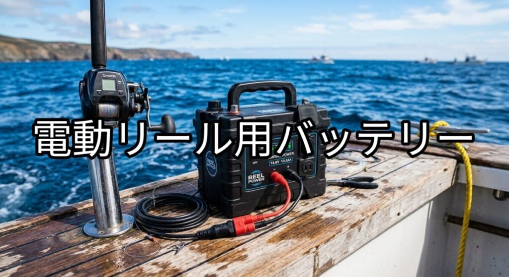 電動リール用バッテリー