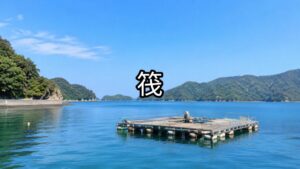釣り用の筏の画像