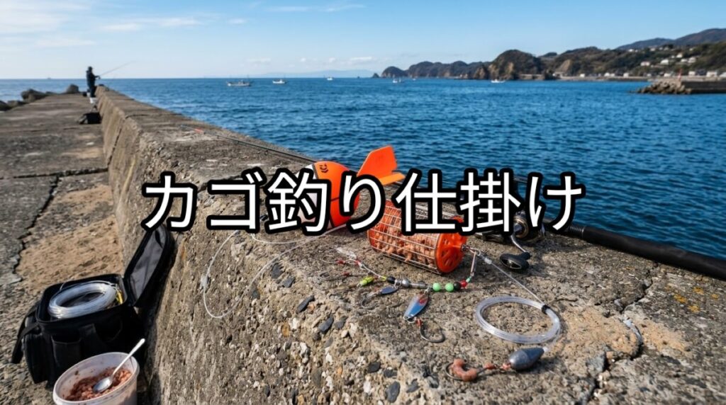 カゴ釣り仕掛けの画像