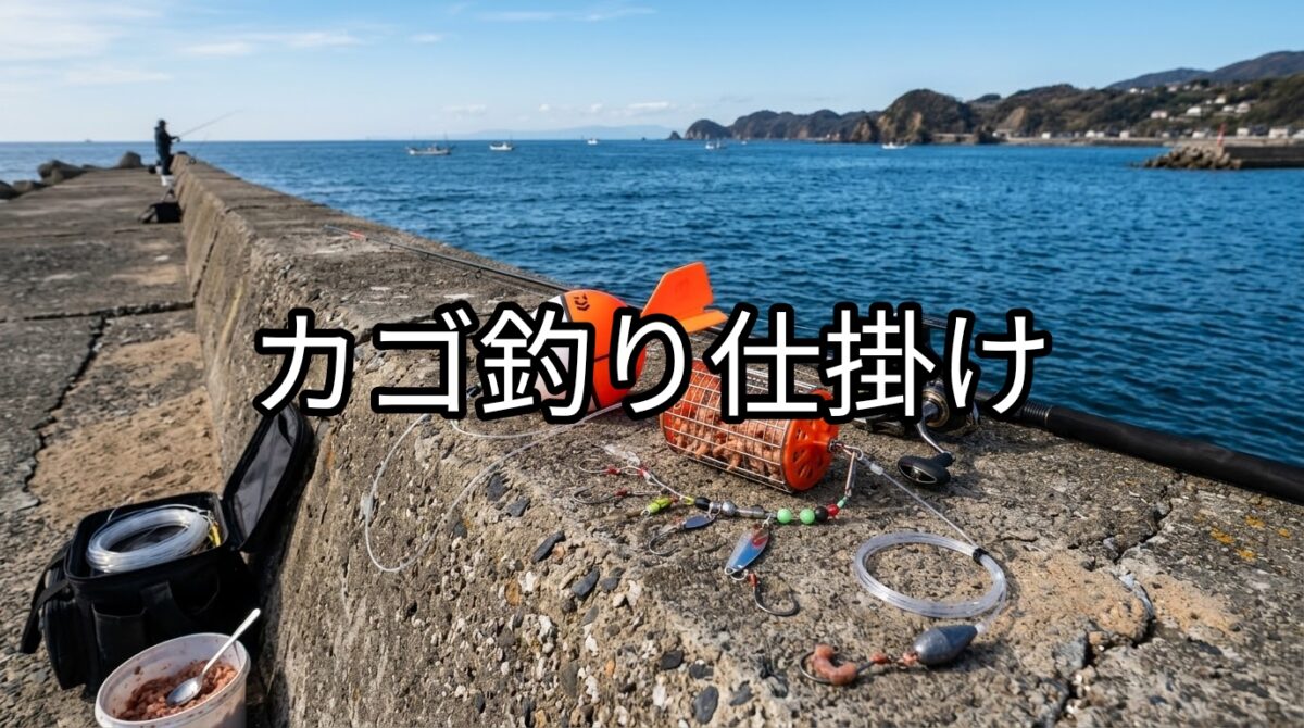 カゴ釣り仕掛けの画像