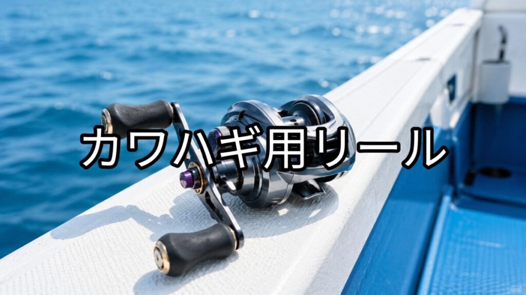カワハギ用リールの画像