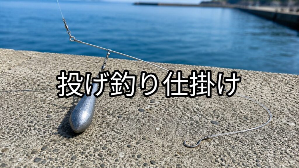 投げ釣り仕掛けの画像