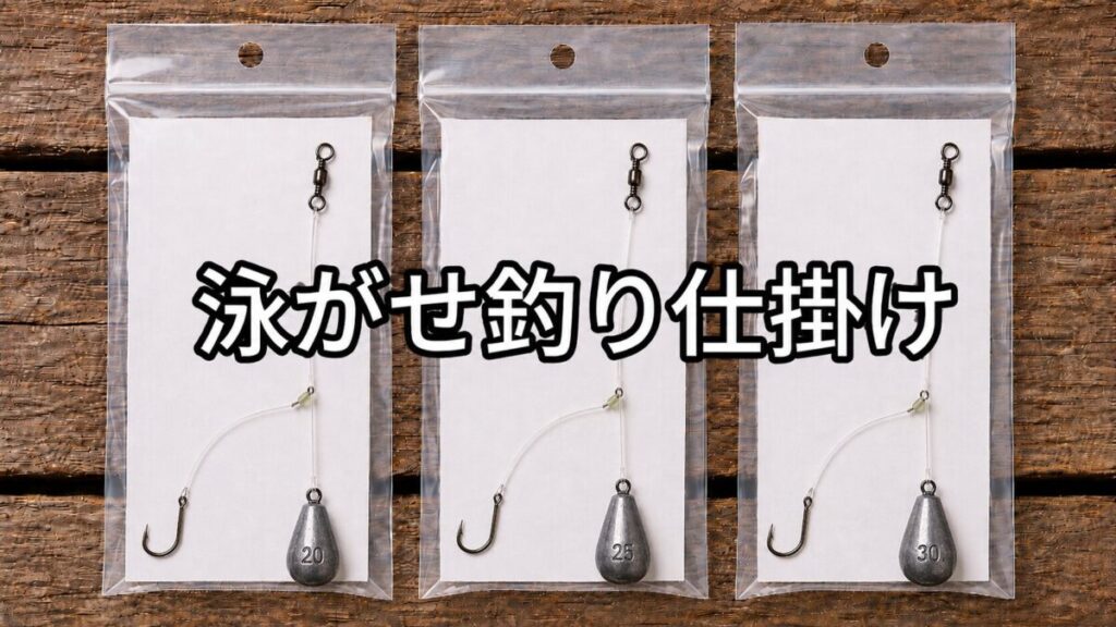 泳がせ釣り仕掛けの画像