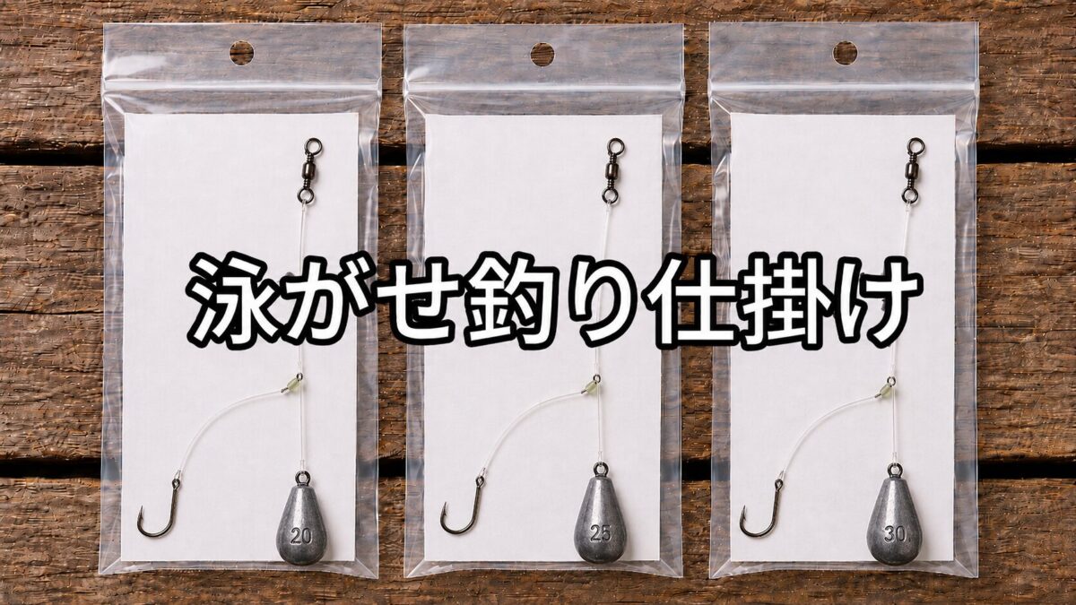 泳がせ釣り仕掛けの画像