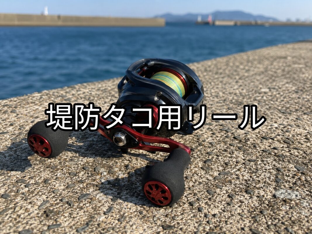堤防タコ用リールの画像