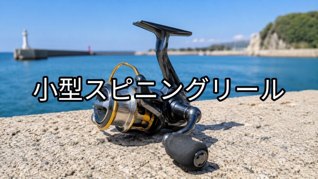 小型スピニングリールの画像