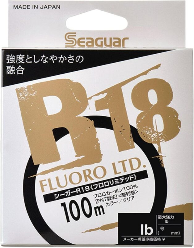 シーガー R18 フロロリミテッド 100m 10lb