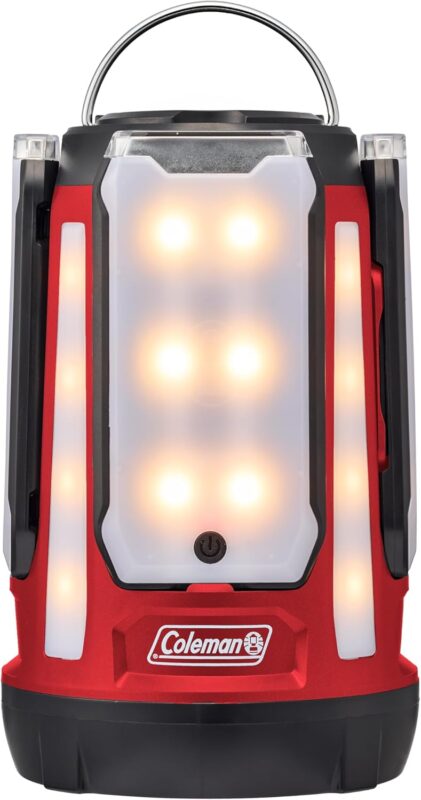 Coleman クアッドマルチパネルランタンplus レッド 2218786