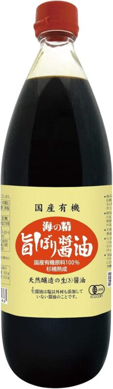 海の精 国産有機・旨しぼり醤油 1L