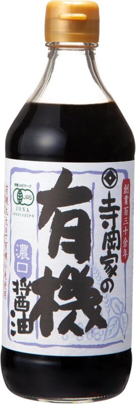 寺岡家の有機醤油 濃口 500ml