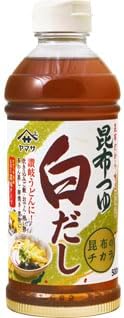 ヤマサ 昆布つゆ 白だし 500ml