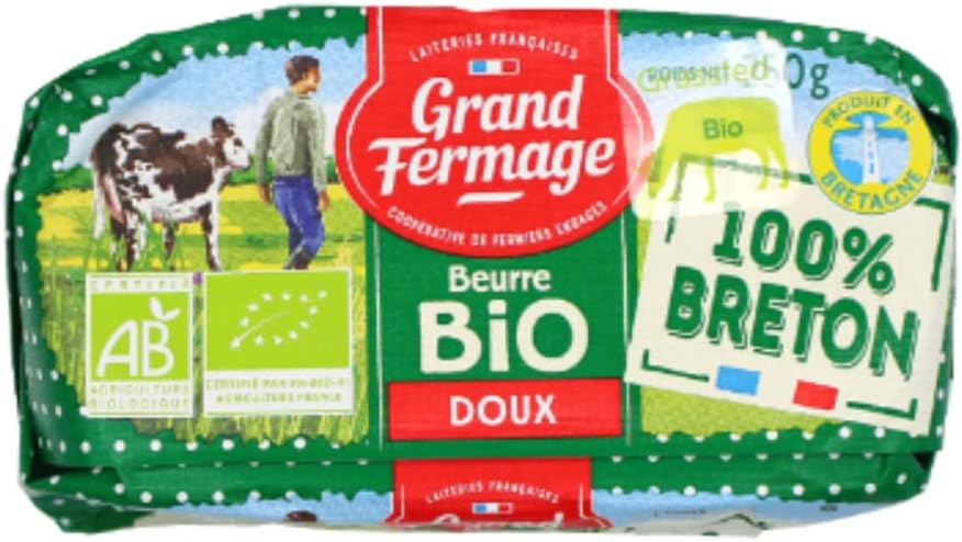 グランフェルマージュ バイオ・グラスフェッドバター 食塩不使用 250g