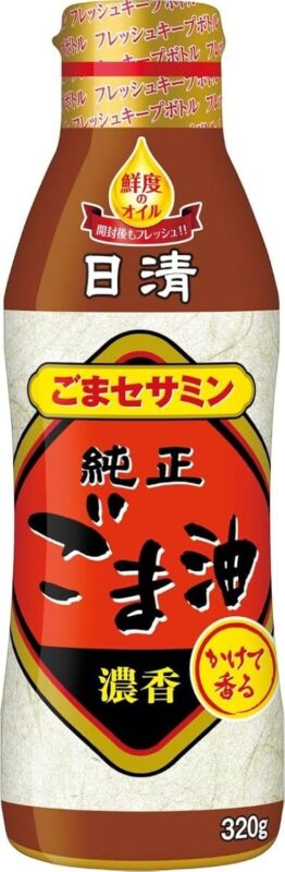 日清オイリオ 日清かけて香る純正ごま油 320g