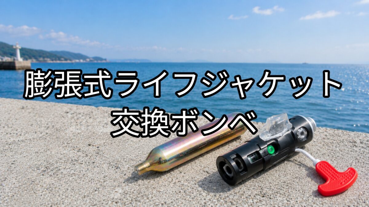膨張式ライフジャケット交換ボンベのアイキャッチ画像
