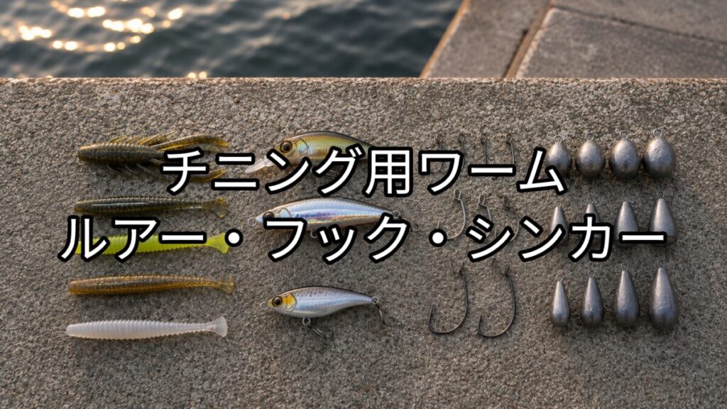 チニング用ワーム・ルアー・フック・シンカーのアイキャッチ画像