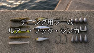 チニング用ワーム・ルアー・フック・シンカーのアイキャッチ画像
