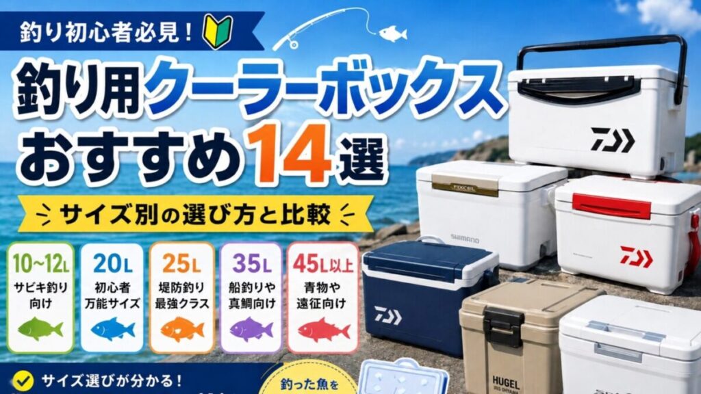 おすすめクーラーBOXのアイキャッチ画像