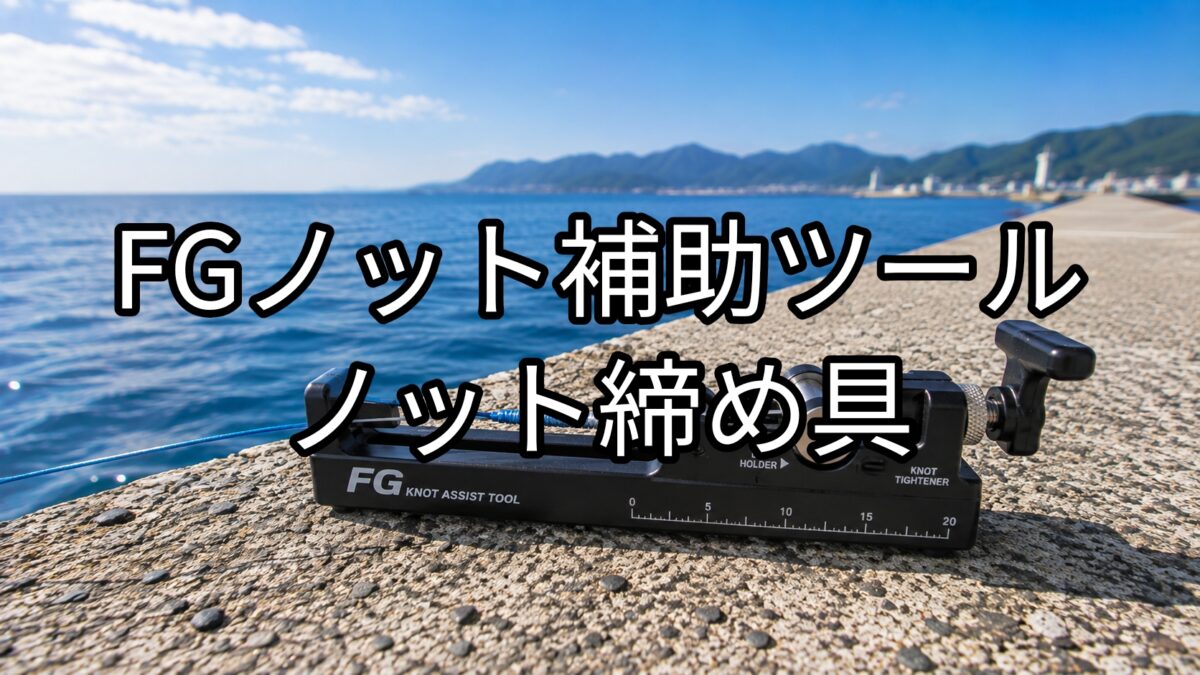 FGノット補助ツール・ノット締め具のアイキャッチ画像