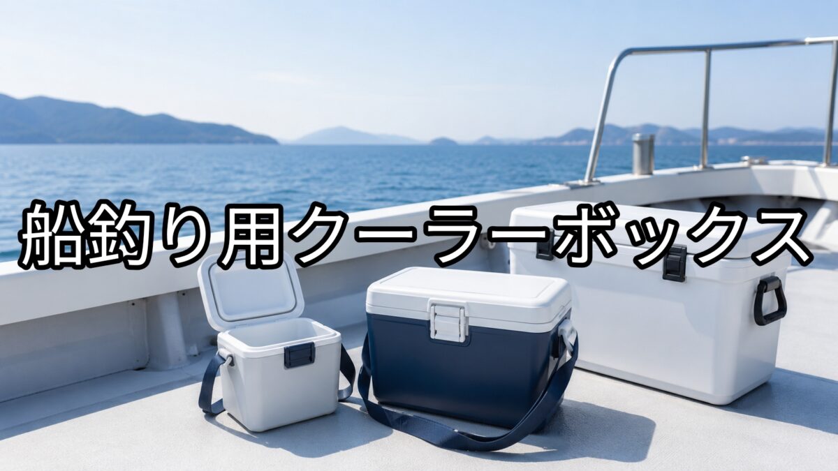 船釣り用クーラーボックスのアイキャッチ画像