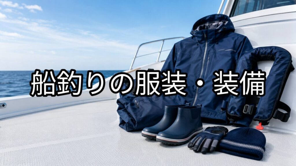 船釣りの服装・装備のアイキャッチ画像