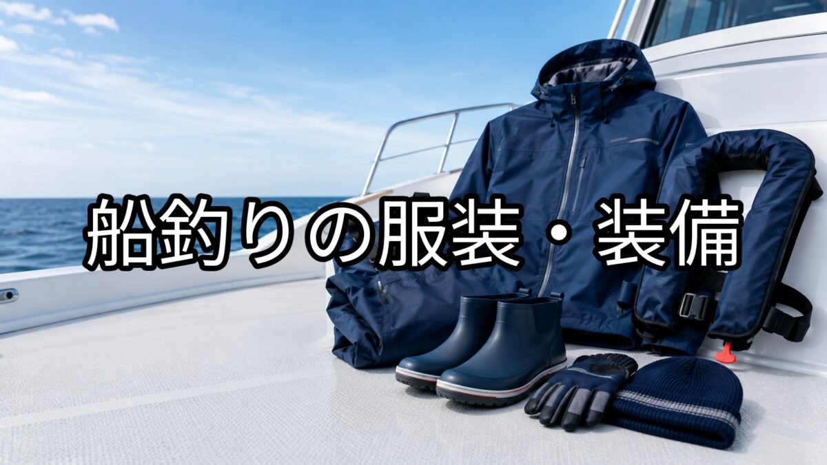 船釣りの服装・装備のアイキャッチ画像