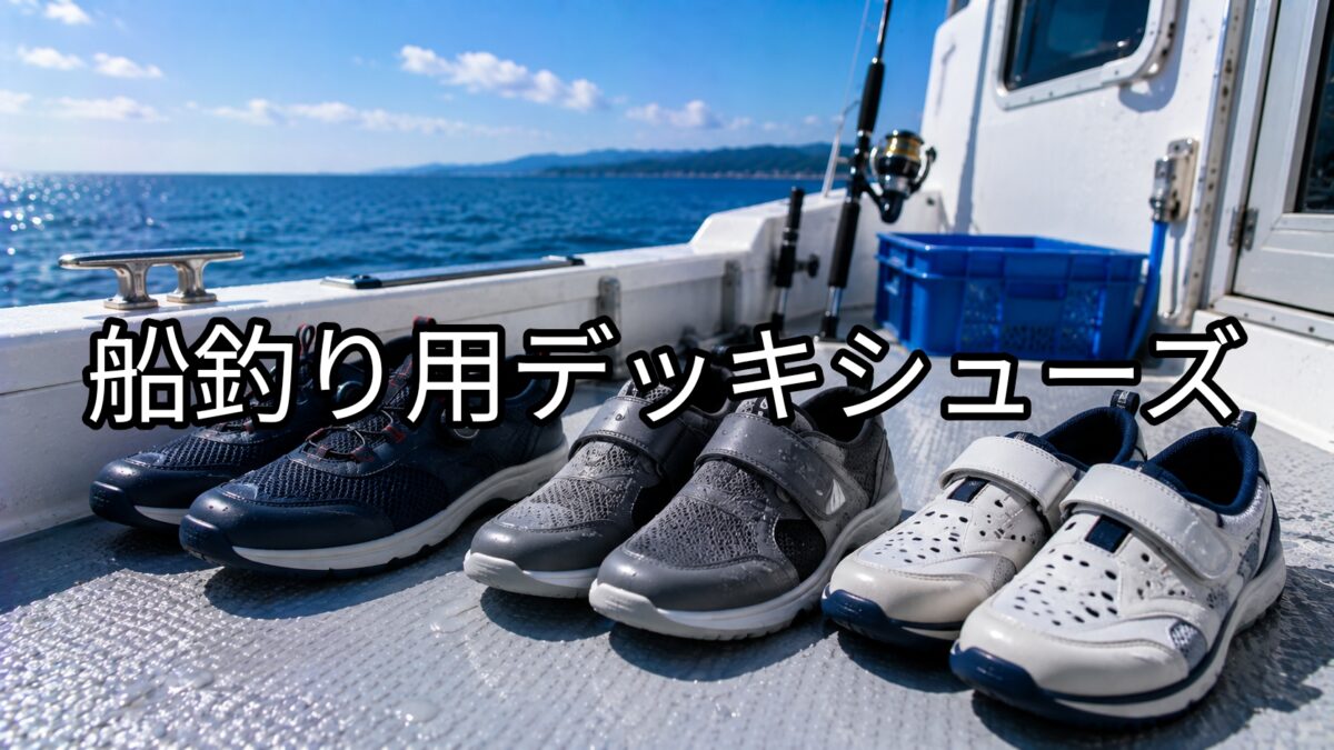 船釣り用デッキシューズのアイキャッチ画像