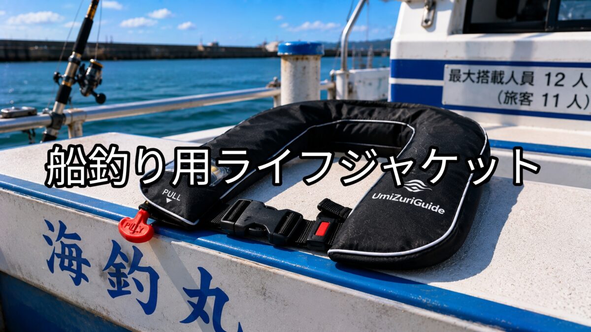 船釣り用ライフジャケットのアイキャッチ画像