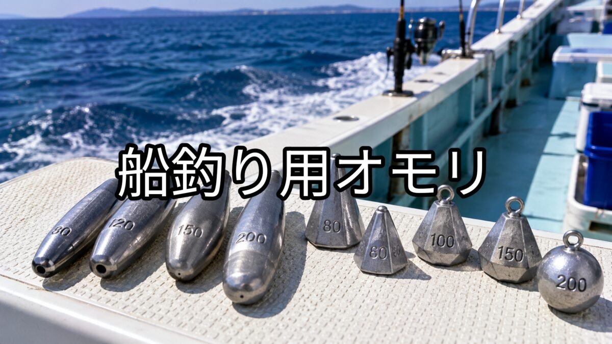 船釣り用オモリのアイキャッチ画像