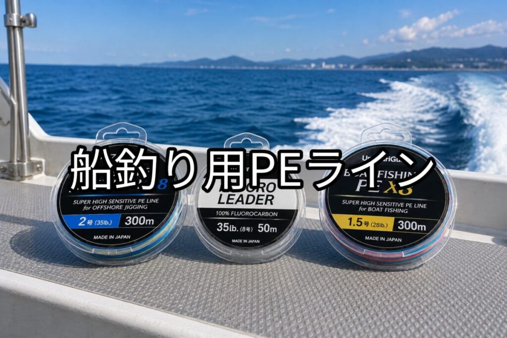 船釣り用PEラインのアイキャッチ画像