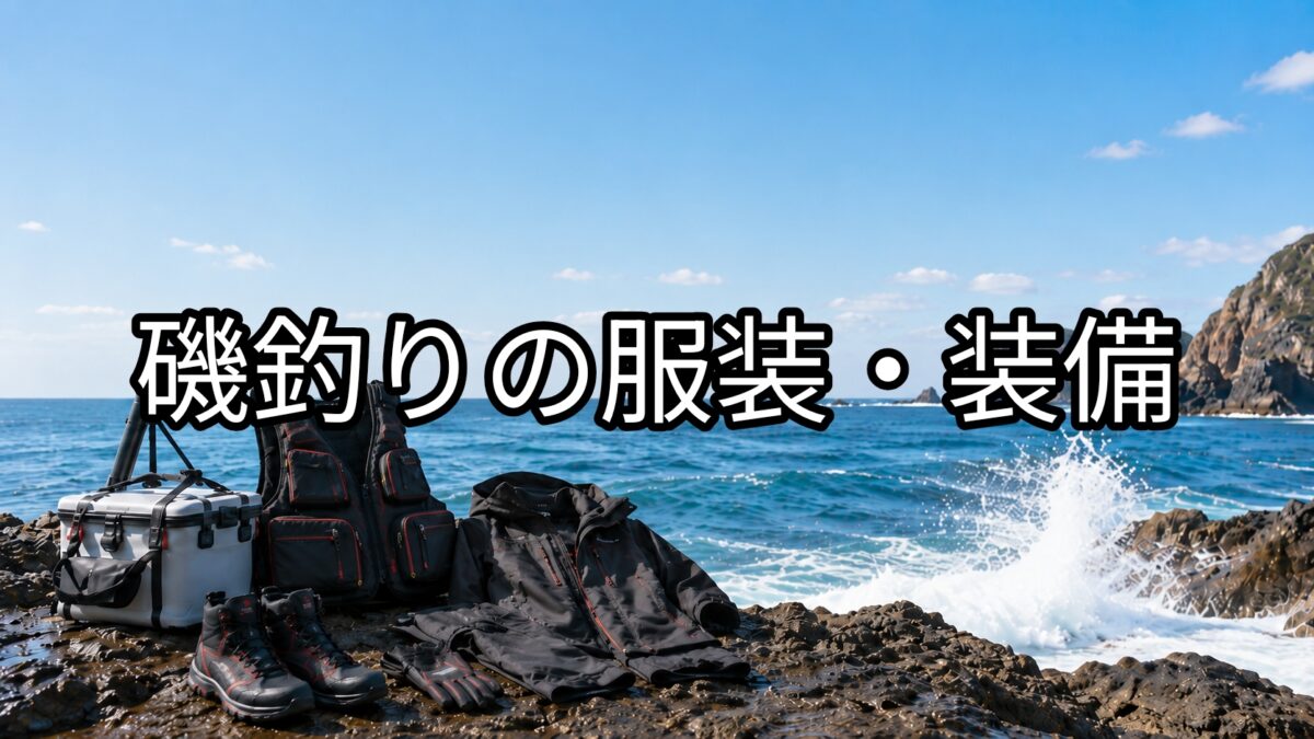 磯釣りの服装・装備のアイキャッチ画像