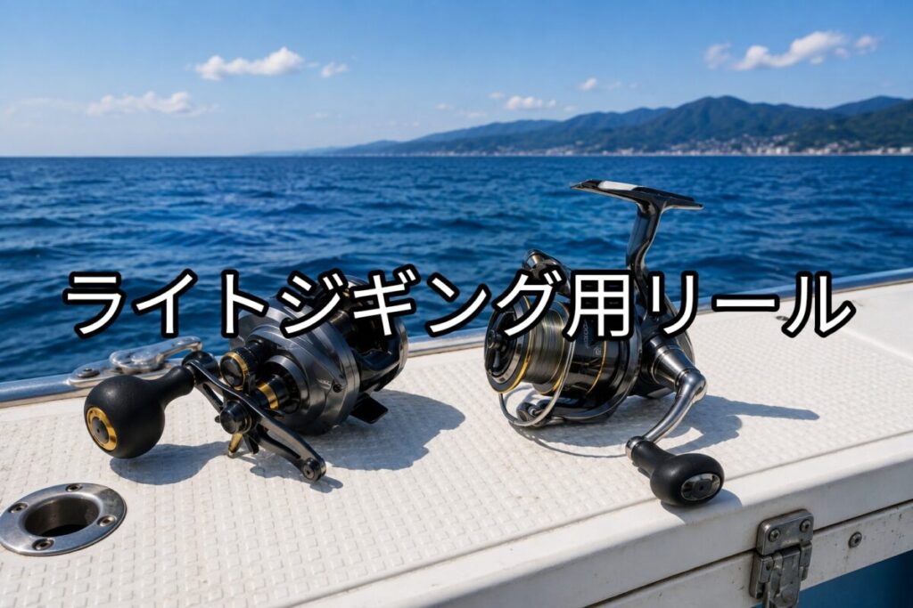 ライトジギング用リールのアイキャッチ画像