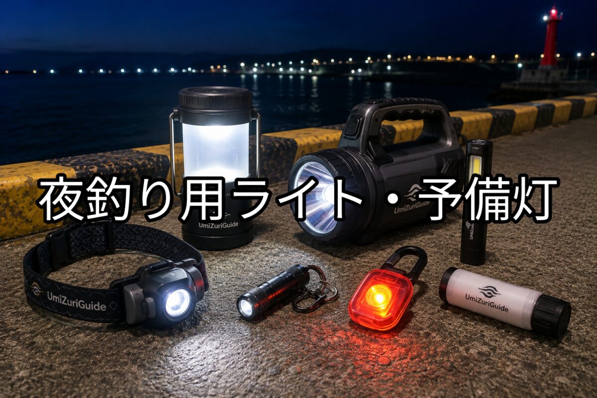 夜釣り用ライト・予備灯のアイキャッチ画像
