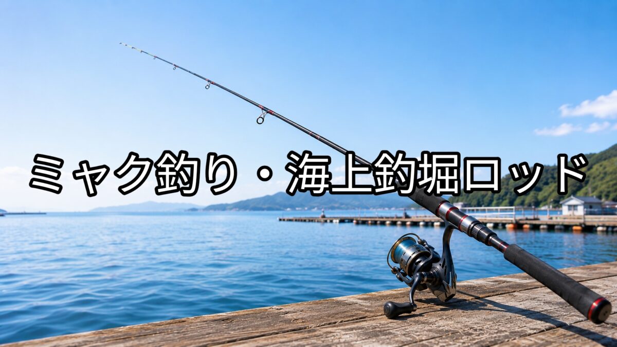 ミャク釣り・海上釣堀ロッドのアイキャッチ画像