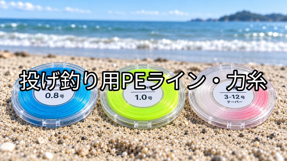 投げ釣り用PEライン・力糸のアイキャッチ画像