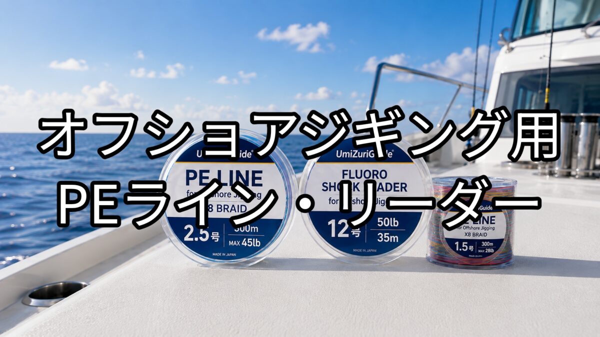 オフショアジギング用PEライン・リーダーのアイキャッチ画像