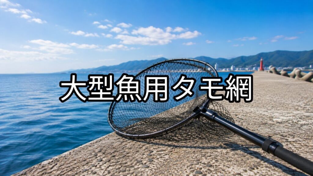 大型魚用タモ網のアイキャッチ画像